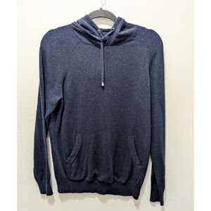 Frederick Anderson Copenhagen Hooded Sweater Navy Men's Size S